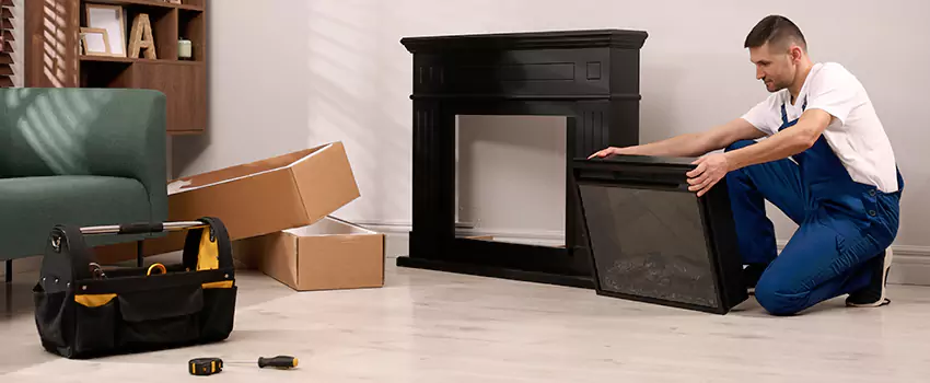 Old Rusted Metal Fireplace Repair And Replacement in North Charleston, SC